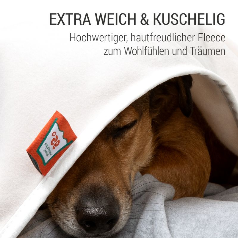 Fleece Kuscheldecke - Braun - Doctor Bark