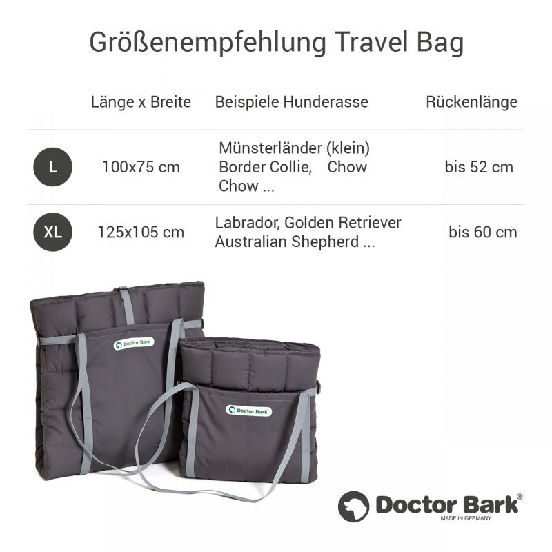 Hunde Travel Bag - Reise-Hundedecke - Grau